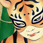 Tiger woman by Mano Toya